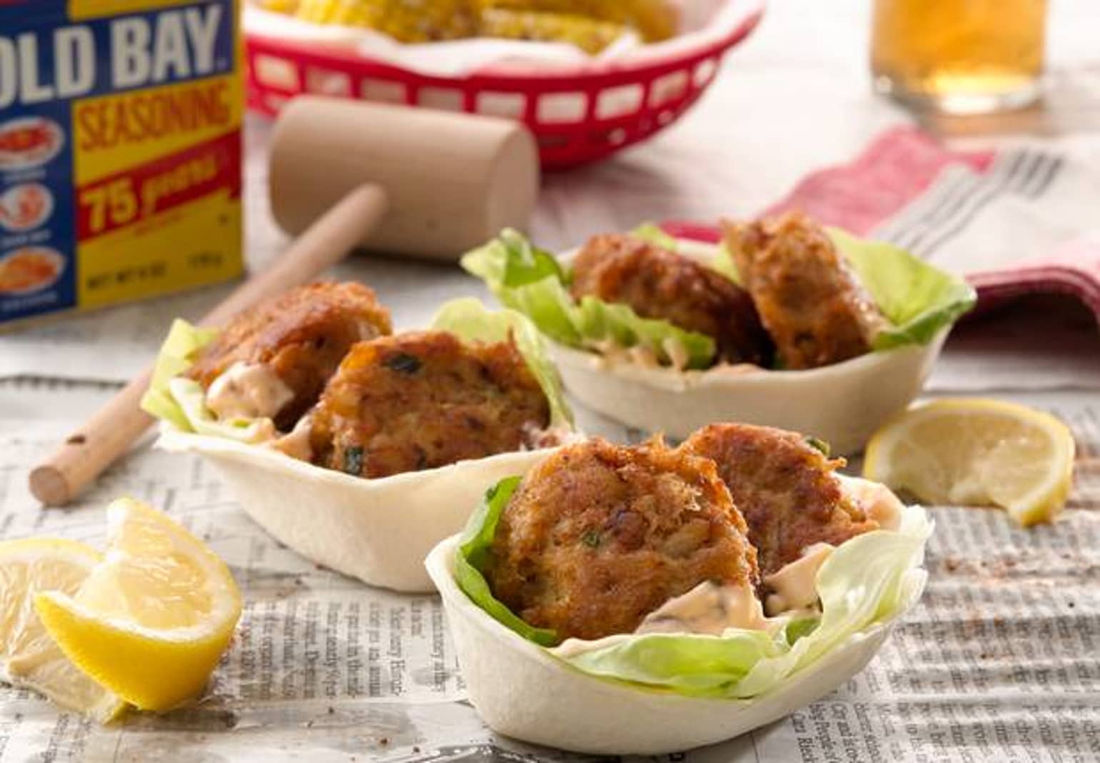 Crab Cake Mini Taco Bowls Mexican Recipes Old El Paso